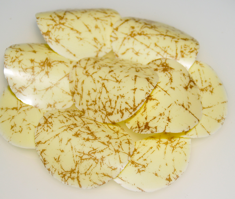 Schoko-Transferifolie "Sfera gold"